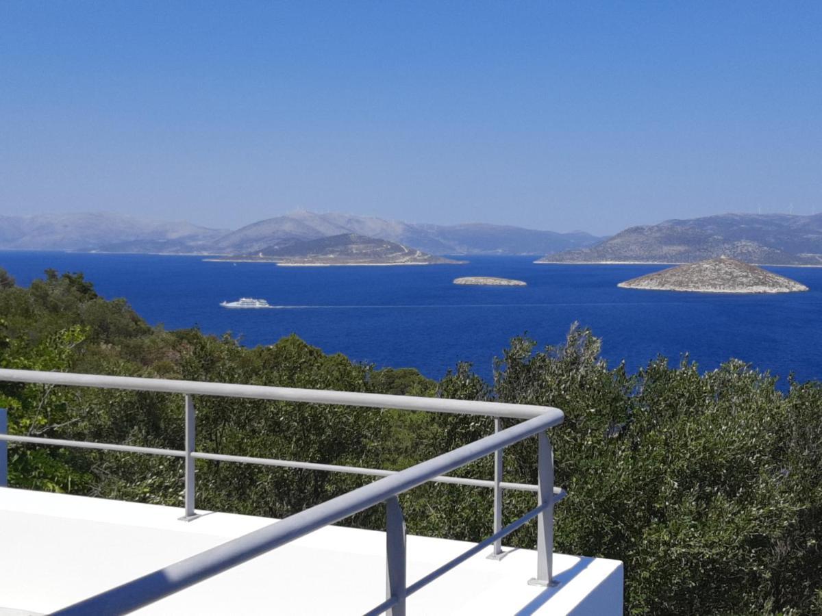 180Ο Impressive Sea View Villa Schinias Exterior foto